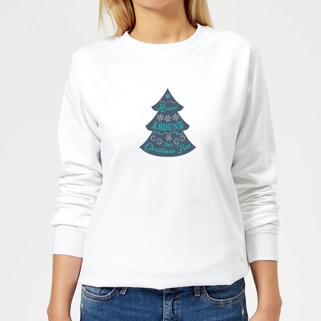 Christmas tree Women's Sweatshirt - White - S - Weiß on Productcaster.