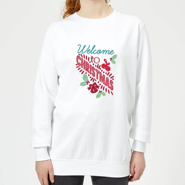 Welcome Women's Sweatshirt - White - L - Weiß on Productcaster.