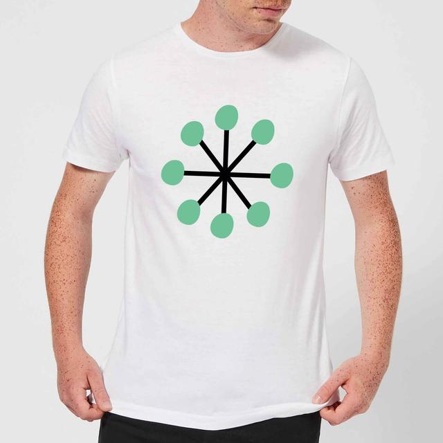 Green Star Men's T-Shirt - White - XXL - Weiß on Productcaster.