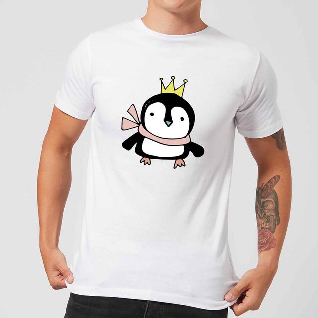 Christmas Penguin Men's T-Shirt - White - L - White on Productcaster.