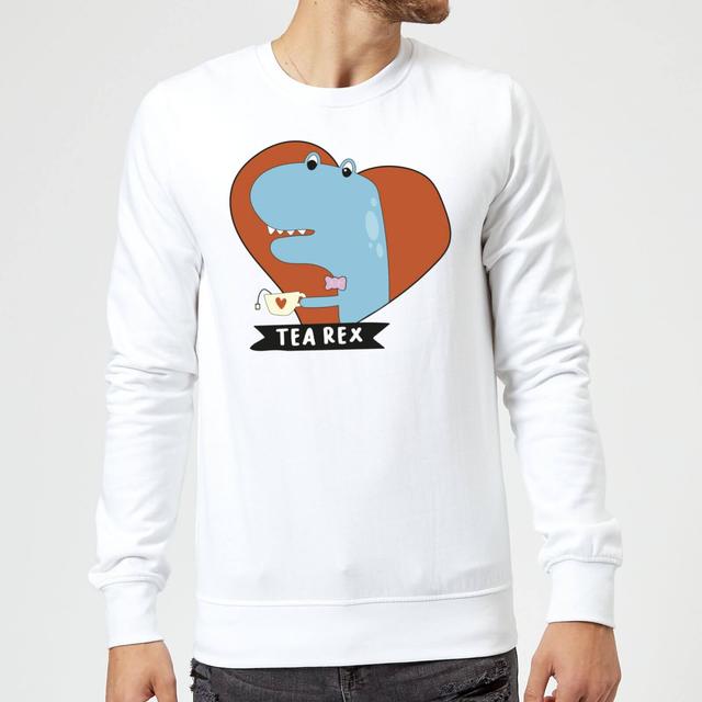 Tea Rex Sweatshirt - White - L - Weiß on Productcaster.