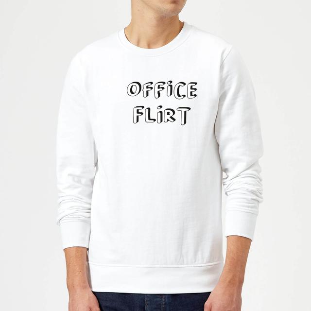 Office Flirt Sweatshirt - White - L - Weiß on Productcaster.