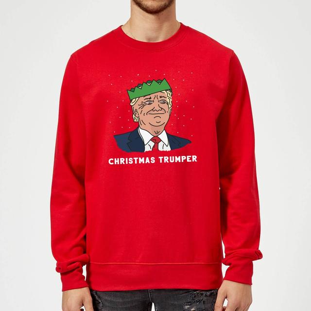 Christmas Trumper Jumper - Red - XXL - Red on Productcaster.