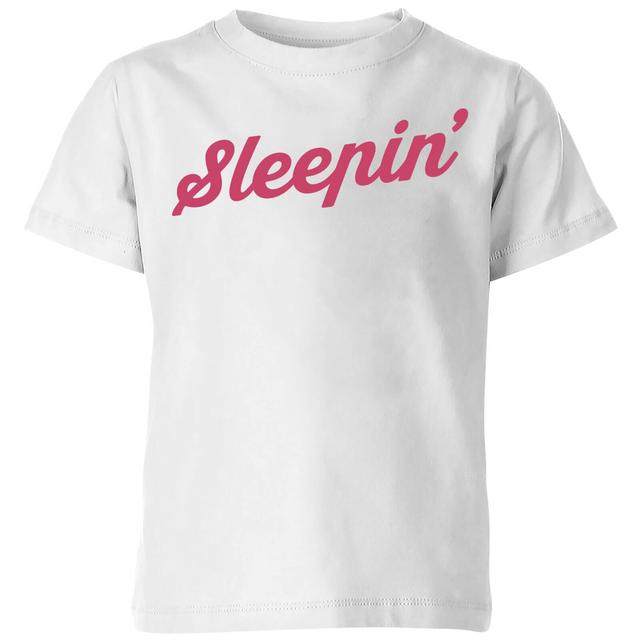 Sleepin Kids' T-Shirt - White - 7-8 Jahre - Weiß on Productcaster.