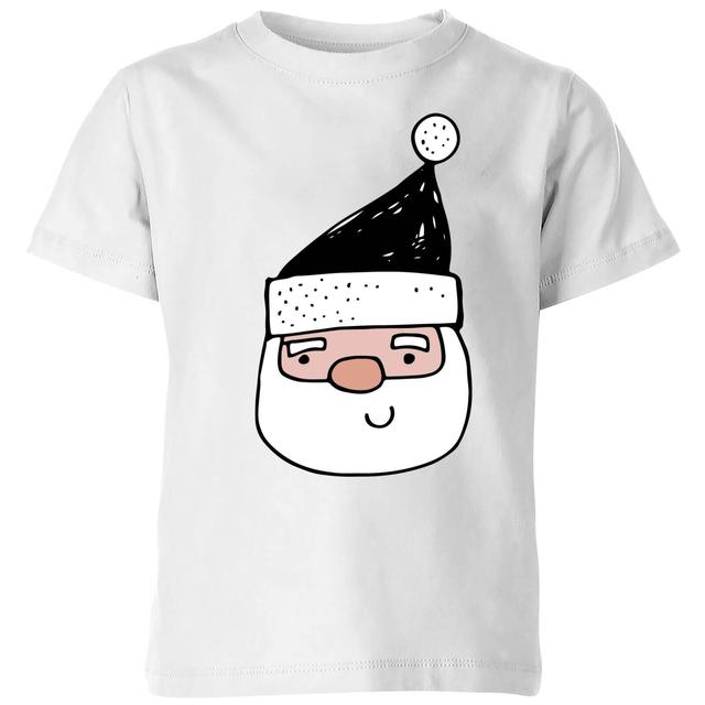 Santa Kids' T-Shirt - White - 5-6 Jahre - Weiß on Productcaster.