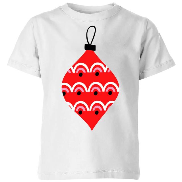 Bauble Kids' T-Shirt - White - 11-12 Jahre - Weiß on Productcaster.