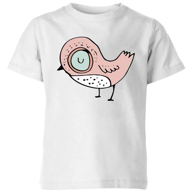 Christmas Bird Kids' T-Shirt - White - 9-10 Jahre - Weiß on Productcaster.