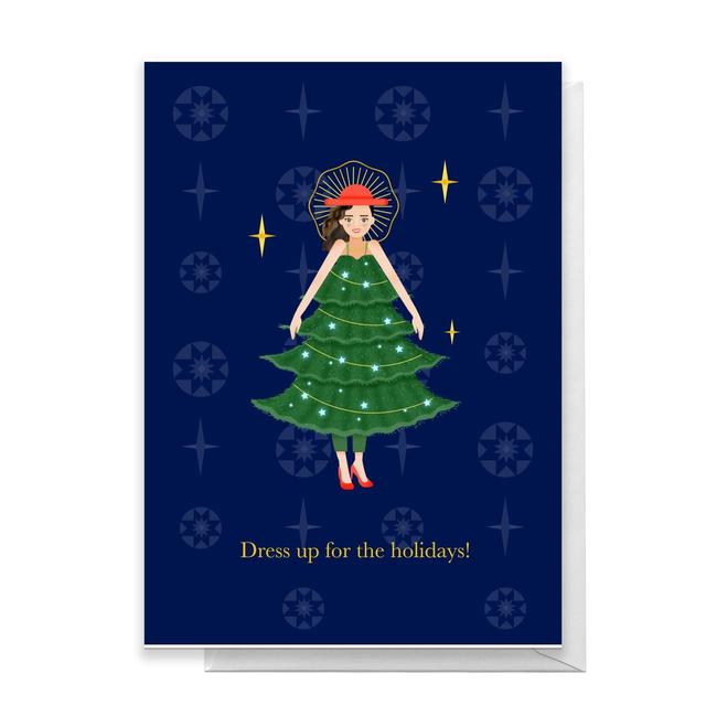 Dress Up For The Holidays! Greetings Card - Standard Card on Productcaster.