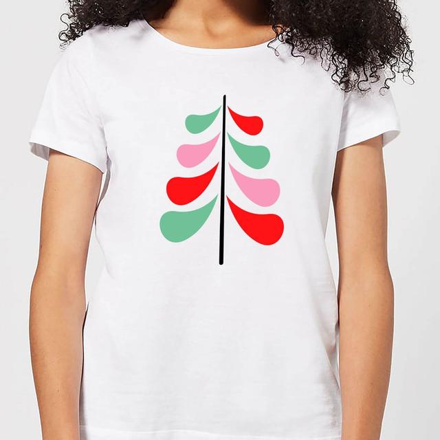 Simple Christmas Tree Women's T-Shirt - White - L - Weiß on Productcaster.