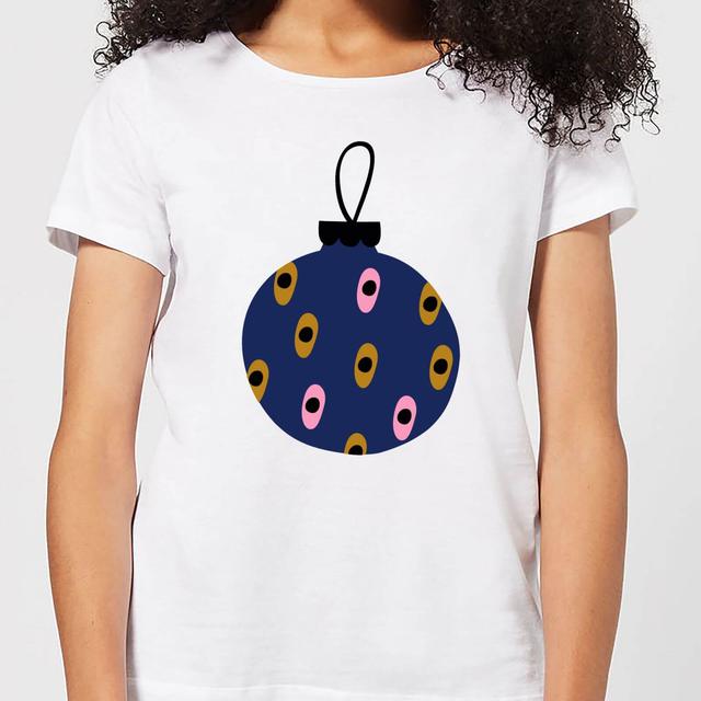 Spotty Bauble Women's T-Shirt - White - S - White on Productcaster.