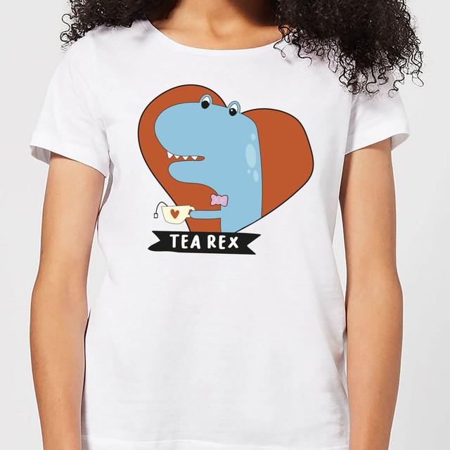 Tea Rex Women's T-Shirt - White - XXL - Weiß on Productcaster.