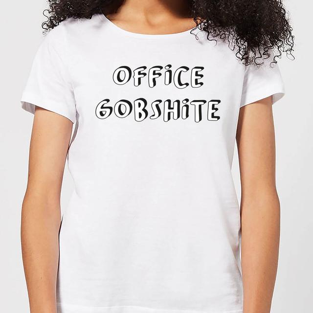 Office Gobshite Women's T-Shirt - White - XL - Weiß on Productcaster.