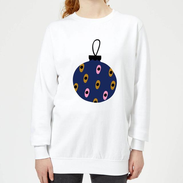 Spotty Bauble Women's Sweatshirt - White - M - Weiß on Productcaster.