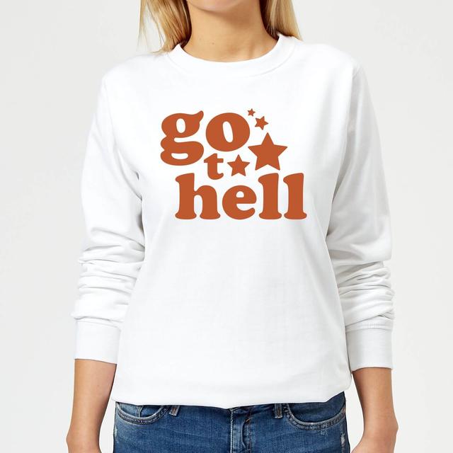 Go To Hell Women's Sweatshirt - White - L - Weiß on Productcaster.