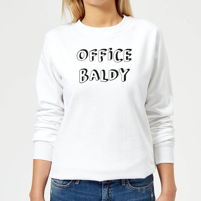 Office Baldy Women's Sweatshirt - White - XL - Weiß on Productcaster.