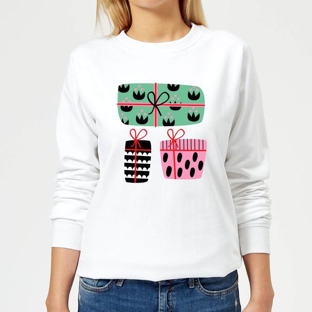 Colourful Presents Women's Sweatshirt - White - M - Weiß on Productcaster.