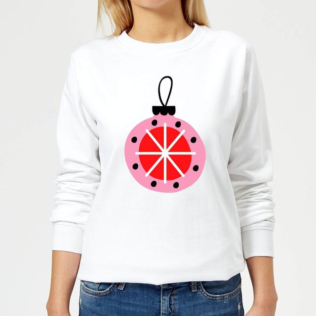 Star Bauble Women's Sweatshirt - White - M - Weiß on Productcaster.