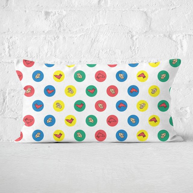 Twister White Rectangular Cushion - 30x50cm - Eco Friendly on Productcaster.