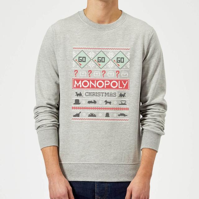 Monopoly Christmas Jumper - Grey - M on Productcaster.