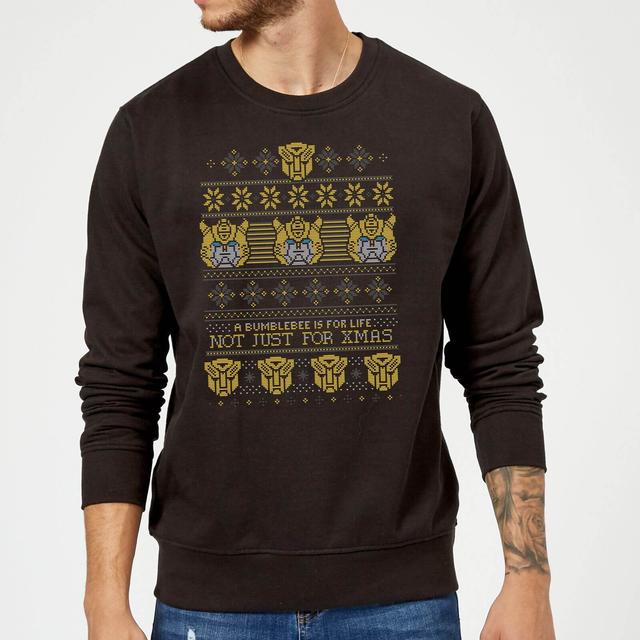 Bumblebee Classic Ugly Knit Christmas Jumper - Black - L on Productcaster.