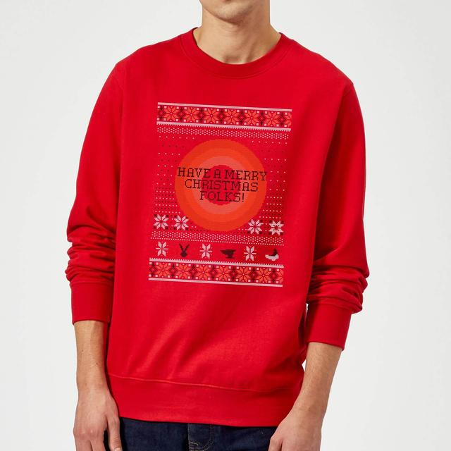 Looney Tunes Knit Christmas Jumper - Red - L on Productcaster.