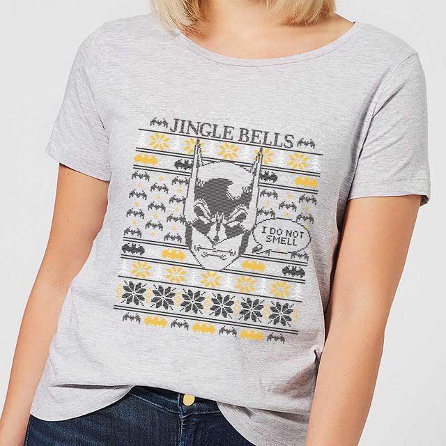 DC Comics Batman I Do Not Smell Women's Christmas T-Shirt in Grey - XXL on Productcaster.