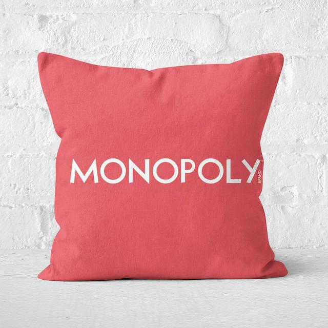 Monopoly Pattern Square Cushion - 40x40cm - Eco Friendly on Productcaster.