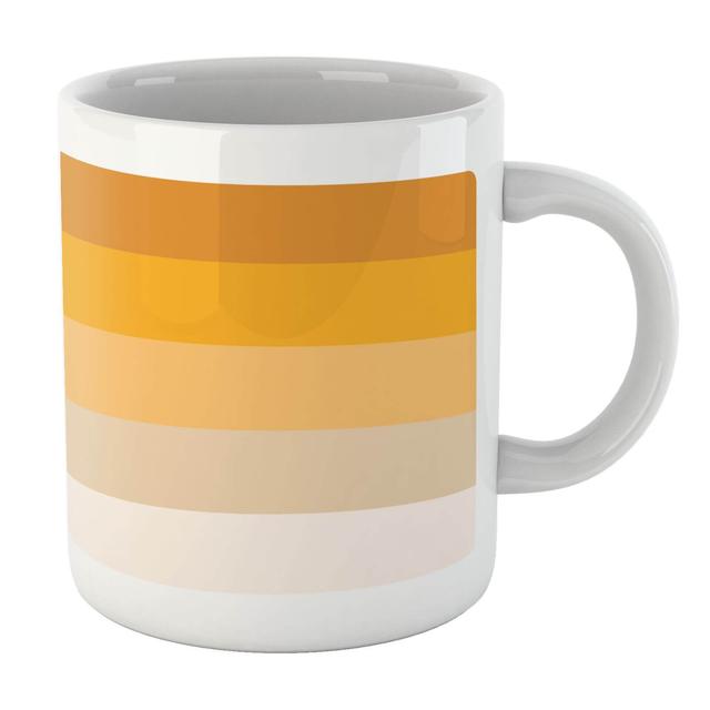 Rainbow Yellow Stripes Mug on Productcaster.