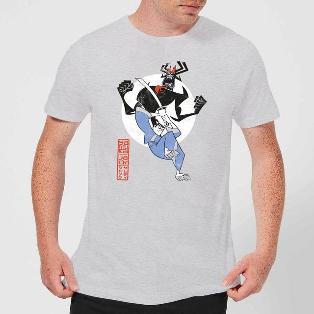 Samurai Jack Eternal Battle Men's T-Shirt - Grey - 5XL - Grau on Productcaster.