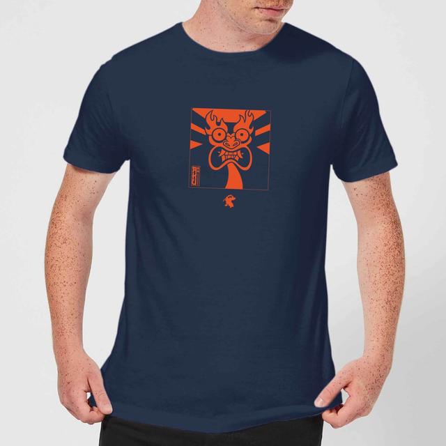 Samurai Jack Aku Kanji Men's T-Shirt - Navy - S on Productcaster.