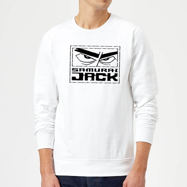 Samurai Jack Stylised Logo Sweatshirt - White - S - Weiß on Productcaster.