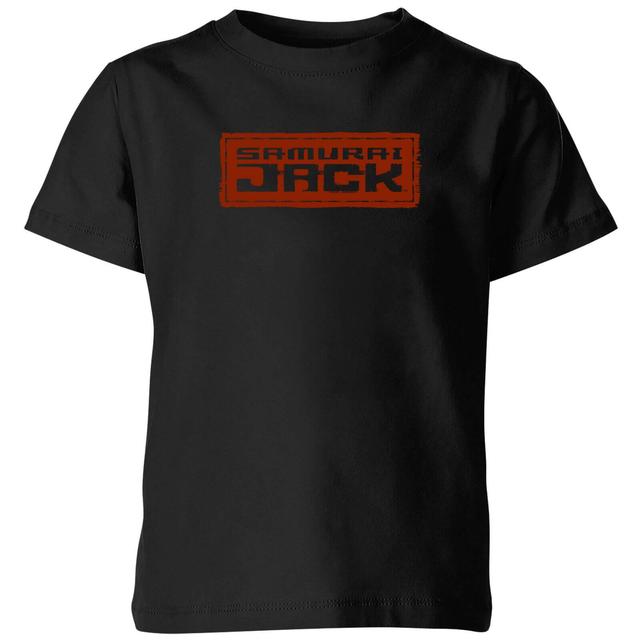 T-Shirt Samurai Jack Classic Logo - Nero - Bambini - 11-12 Anni - Nero on Productcaster.