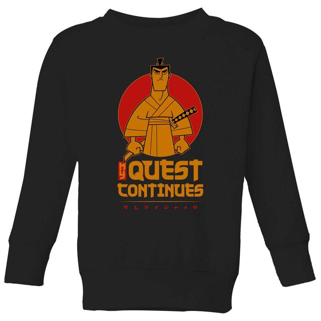 Samurai Jack My Quest Continues Kids' Sweatshirt - Black - 9-10 Years - Black on Productcaster.