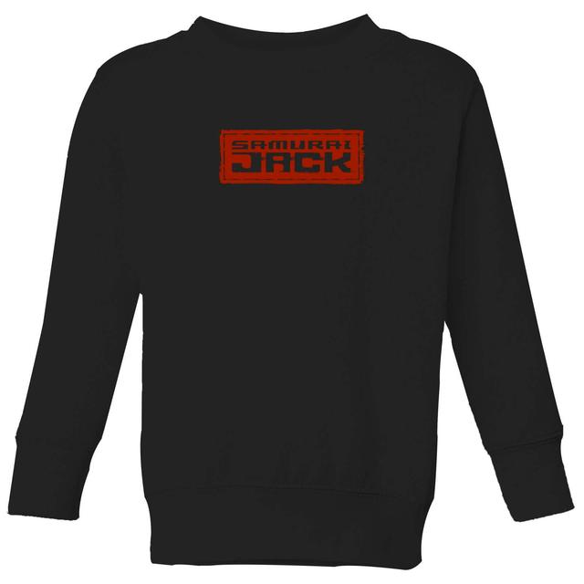 Sudadera para niños Samurai Jack Classic Logo - Negro - 7-8 años - Negro on Productcaster.