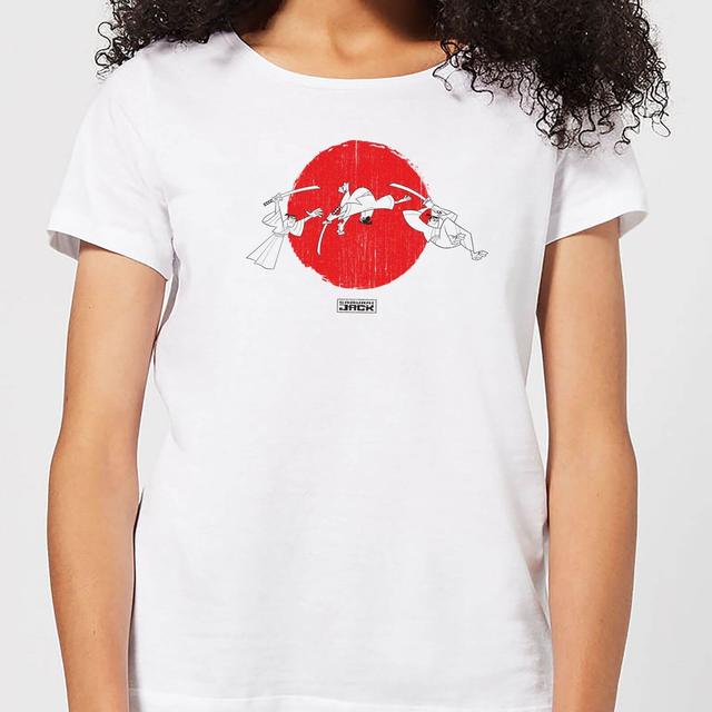 Samurai Jack Sunrise Women's T-Shirt - White - XXL - Weiß on Productcaster.