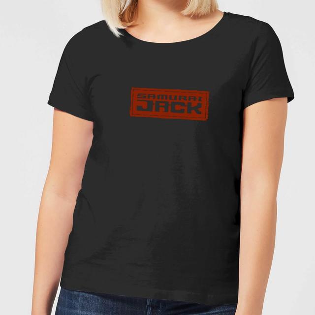 Samurai Jack Classic Logo Women's T-Shirt - Black - XL on Productcaster.