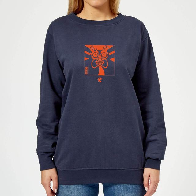 Samurai Jack Aku Kanji Women's Jumper - Navy - S - Navy on Productcaster.