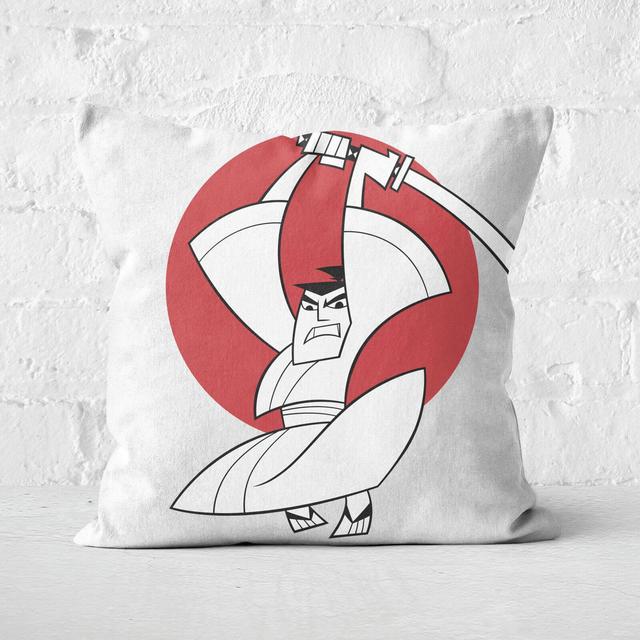 Samurai Jack Sunrise Square Cushion - 40x40cm on Productcaster.