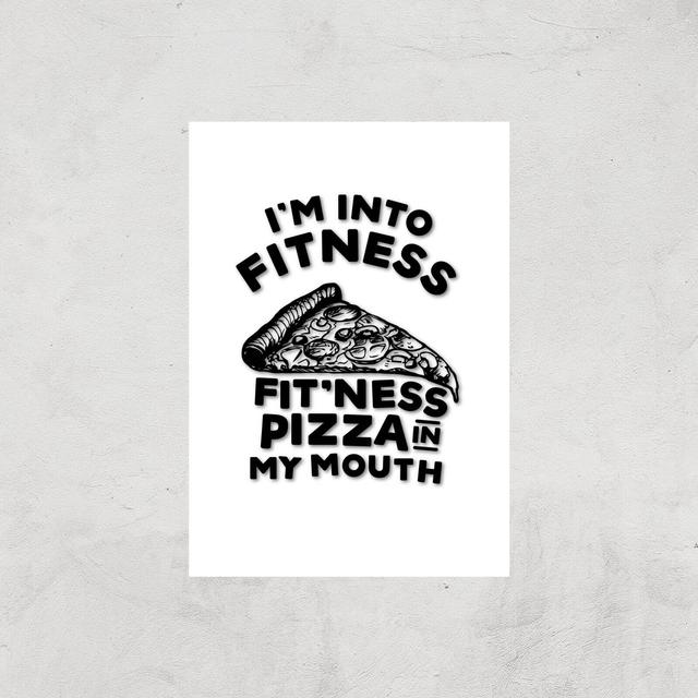 Fitness Pizza Art Print - A2 - Print Only on Productcaster.