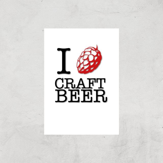 I Hop Craft Beer Art Print - A2 - Print Only on Productcaster.