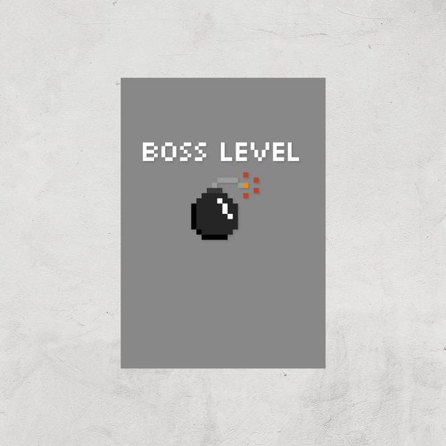 Boss Level Gaming Art Print - A2 - Print Only on Productcaster.