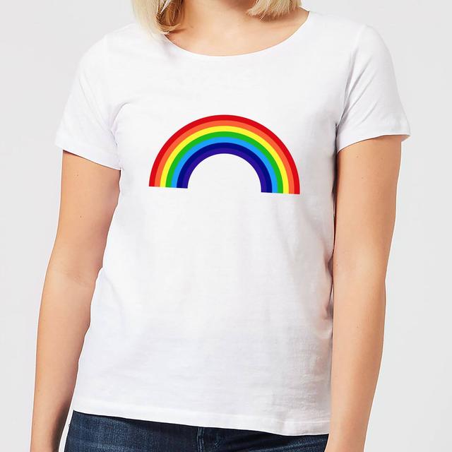 Classic Rainbow Women's T-Shirt - White - XL - Weiß on Productcaster.