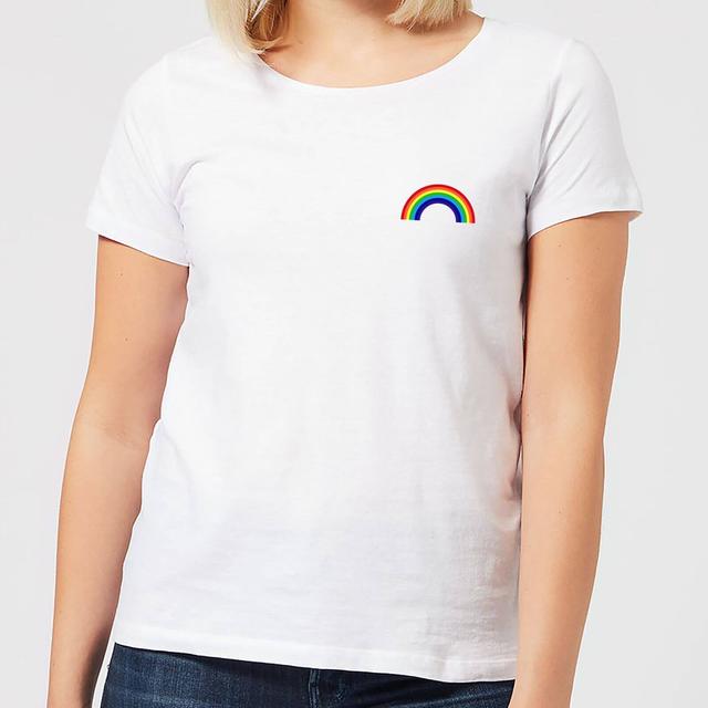 Classic Rainbow Pocket Women's T-Shirt - White - S - White on Productcaster.