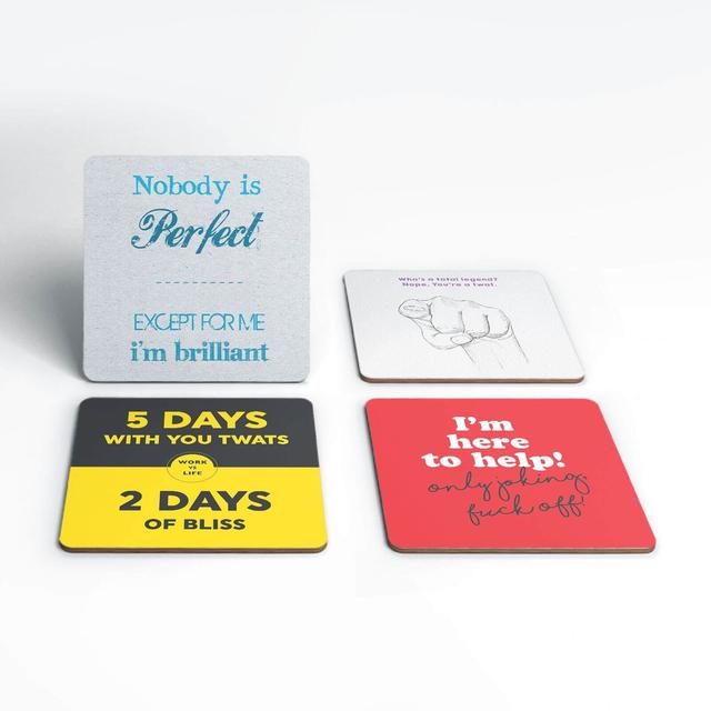 Offensive Coaster Set on Productcaster.