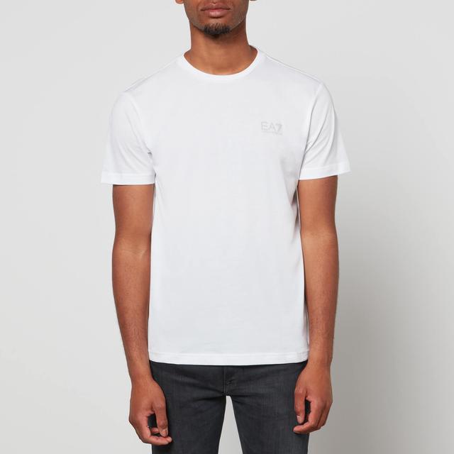 EA7 Men's Core Identity T-Shirt - White - L on Productcaster.