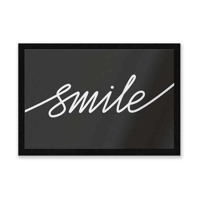 Smile Entrance Mat on Productcaster.