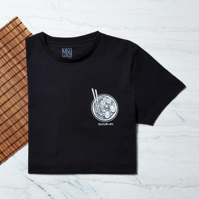 Haruto's Fine Ramen Pocket Print T-Shirt - Black - S - Black on Productcaster.