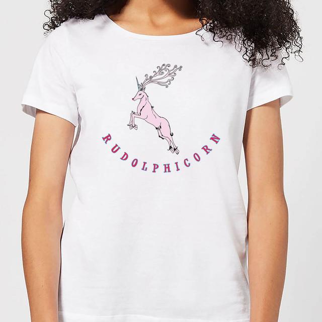 Rudolphicorn Women's T-Shirt - White - M - Weiß on Productcaster.