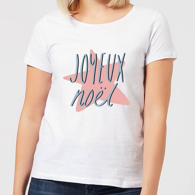 Joyeux Noel Women's T-Shirt - White - M - White on Productcaster.