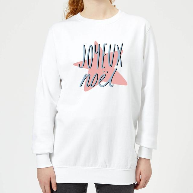 Joyeux Noel Women's Sweatshirt - White - XL - White on Productcaster.